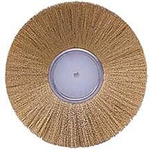 Weiler 22021 Plater'S Wire Wheel, 3 In Dia, .003 In Brass Wire