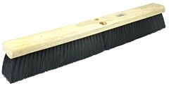 Weiler 25231 Vortec Pro Street Brooms, 18 In Hardwood Block, 3 In Trim L, Black Tampico Fill