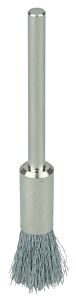 Weiler 26113 Miniature Stem-Mounted End Brushes, Steel, 25,000 Rpm, 5/16" X 0.005"