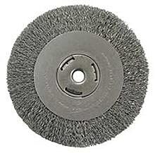 Weiler 36006 Vortec Pro® Crimped Wire Wheel, 8 In D, .014 Carbon Steel, 4,000 Rpm, Retail Pk