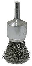Weiler 36047 Vortec Pro Stem Mounted Crimped Wire End Brushes, 22000 Rpm, 3/4 In X 0.0104 In