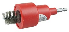 Weiler 36304 Vortec Pro® Turbo Tube™ Brush, 3/4 In, .0008 In Ss Fill, Display Pack