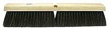 Weiler 36633 Fine Sweeping Broom Display Pack, 24 In, 3 In Trim L, Grey Flagged Synthetic