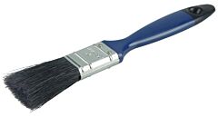 Weiler 40000 Varnish Brush, 7/16 In Thick, 1 In Wide, Black China/Nickel Ferrule, Foam Handle