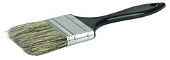 Weiler 40029 Chip & Oil Brush, 5/16 In Thick, 2 In Wide, Gray China Bristles, Plastic Handle