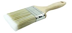 Weiler 40061 Wall Paint Brushes, 3 In Trim, Wood Handle, 3" Wide