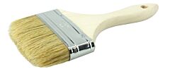 Weiler 40071 Economy Chip And Oil Brush, 3/8 In Thick, 4 In Wide, White Chinese Bristles, Wood Handle