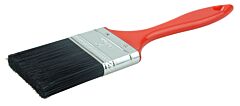 Weiler 40109 Varnish Brush, 7/16 In Thick, 2 In Wide, Black Poly, Red Plastic Handle