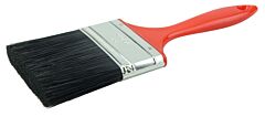 Weiler 40110 Varnish Brush, 1/2 In Thick, 3 In Wide, Black Poly, Red Plastic Handle