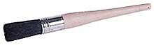 Weiler 40120 Round Sash Brush, #6 13/16 In Round, Grey China, Foam Handle, 2 In Trim