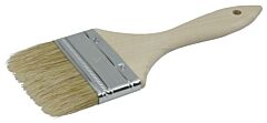 Weiler 40183 Chip & Oil Brushes, 3 In Wide, 1 1/2 In Trim, White China, Wood Handle
