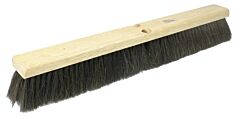 Weiler 42002 Horsehair Fine Sweep Brushes, 24 In Hardwood Block, 3 In Trim