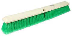 Weiler 42164 Perma-Sweep Floor Brush, 24 In Foam Block, 3In Trim L, Flagged Green Polystyrene