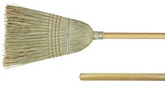 Weiler 44008 Upright & Whisk Broom, 18 In Trim L, Broom Corn/Rattan