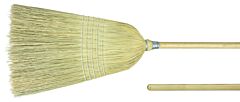 Weiler 44009 Light Industrial Broom, 15 In Trim L, Corn Fill