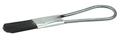 Weiler 44074 Metal Chip Brushes, 5 1/2 In, Steel Wire, Loop Handle