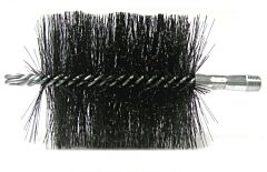 Weiler 44169 4" Double Spiral Flue Brush, .012 Steel Fill