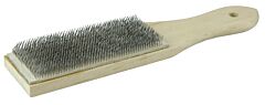 Weiler 44260 File Card Brushes, 8 1/4 In, Steel Wire