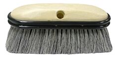 Weiler 44318 Truck Wash Brushes, 9 1/2 In Foam Block, 2.5 In Trim, Flagged Grey Fiber Fill