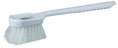 Weiler 44418 Plastic Block Utility Scrub Brush, 2 In Trim L, Nylon Fill, 20 In