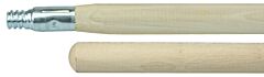 Weiler 44435 Wooden Handle, Hardwood/Metal, 60 In L X 1-1/8 In Dia