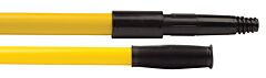 Weiler 44561 Fiberglass Handle, 60 In X 1 In Dia., Hollow, Yellow