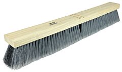 Weiler 44581 Medium Sweeping Contractor Broom, 24 In, 3 In Trim L, Flagged Polystyrene Border