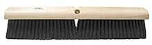 Weiler 44861 Polypropylene Medium Sweep Brush, 18 In Hardwood Block, 3 In Trim