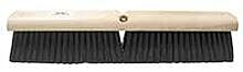 Weiler 44862 Polypropylene Medium Sweep Brush, 24 In Hardwood Block, 3 In Trim