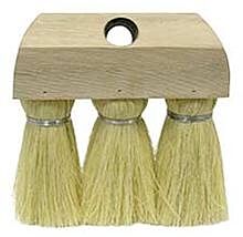 Weiler 44883 Roof Brushes, 6 1/4 In Hardwood Block, 3 1/4 In Trim L, Tampico Fill