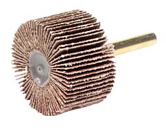 Weiler 52009 Tiger® Mounted Flap Wheel, 1-1/2 In X 1 In, 60 Grit, 25000 Rpm
