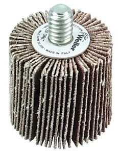 Weiler 52605 Tiger® Mounted Flap Wheels, 1 In, 120 Grit, 30,000 Rpm, Threaded Mount