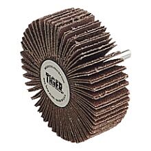 Weiler 52623 Tiger® Mounted Flap Wheels, 3 In, 80 Grit, 20,000 Rpm