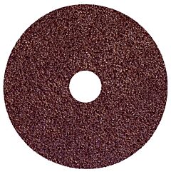 Weiler 59575 Resin Fiber Disc, 4 1/2 In Dia, 50 Grit, Alum Oxide