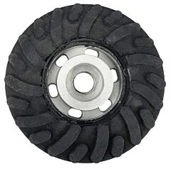Weiler 59605 4" Back-Up Pad For Resin Fiber Disc, 5/8"-11 Unc Nut