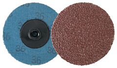 Weiler 60040 Metal Hub Style Blending Discs, Aluminum Oxide, 2 In Dia., 36 Grit