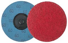Weiler 60176 Plastic Button Style Blending Discs, Ceramic, 3 In Dia., 60 Grit