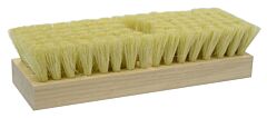 Weiler 73111 Acid Scrub Brushes, 8 1/4 In Hardwood Block, 1 1/8 In Trim L, White Tampico Fill