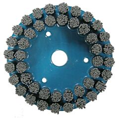 Weiler 85862 6" Disc Brush Rect. Nylox 80 Grit-7/8