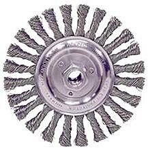 Weiler 08796 Roughneck Stringer Bead Wheel, 6 In Dia, 1 1/2 In Trim, .023 In Wire