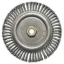 Weiler 09100 Roughneck® Stringer Bead Wheel, 7 In Dia X 3/16 In Face W X 5/8 In-11 Unc X 0.020 In, 9000 Rpm, 10 Ea/Ctn