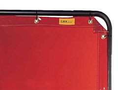 Weldas 55-6466 Lavashield Welding Screen 14Mil Vinyl Med-Visibility, Orange, 1/Each