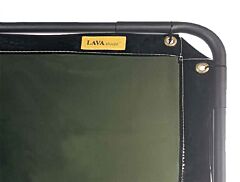 Weldas 55-7466 Lavashield Welding Screen 14Mil Vinyl Lo-Visibility, Dk Green, 1/Each
