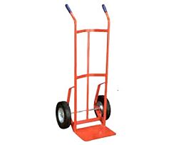 Wesco 136Z Series 136 Industrial Hand Truck, 10" Semi-Pneumatic Wheels, 700 Lb. Capacity