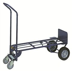 Wesco 156-S23-P 2-In1 Deluxe Industrial Hand Truck, 2 Wheel - 700 Lb./4 Wheel 1000 Lb. Capacity