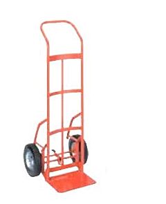 Wesco Tnt56-Z Touch-N-Tilt Style Hand Truck, 10" Semi-Pneumatic Wheels, 600 Lb. Capacity