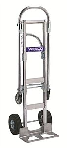 Wesco Cbr-Sr-E18-Pe Cobra Sr. Convertible Truck, 2 Wheel - 600 Lb./4 Wheel - 1200 Lb. Capacity