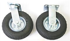 Wesco Pn-8 Pneumatic Caster Option For Aluminum Platform Truck, 1200 Lb. Capacity