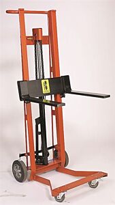 Wesco Dpl-54-F Four Wheeled Hydraulic Steel Pedalift, 750 Lb. Capacity