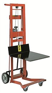 Wesco Wdpl-54-2230 Four Wheeled Winch Steel Pedalift, 750 Lb. Capacity